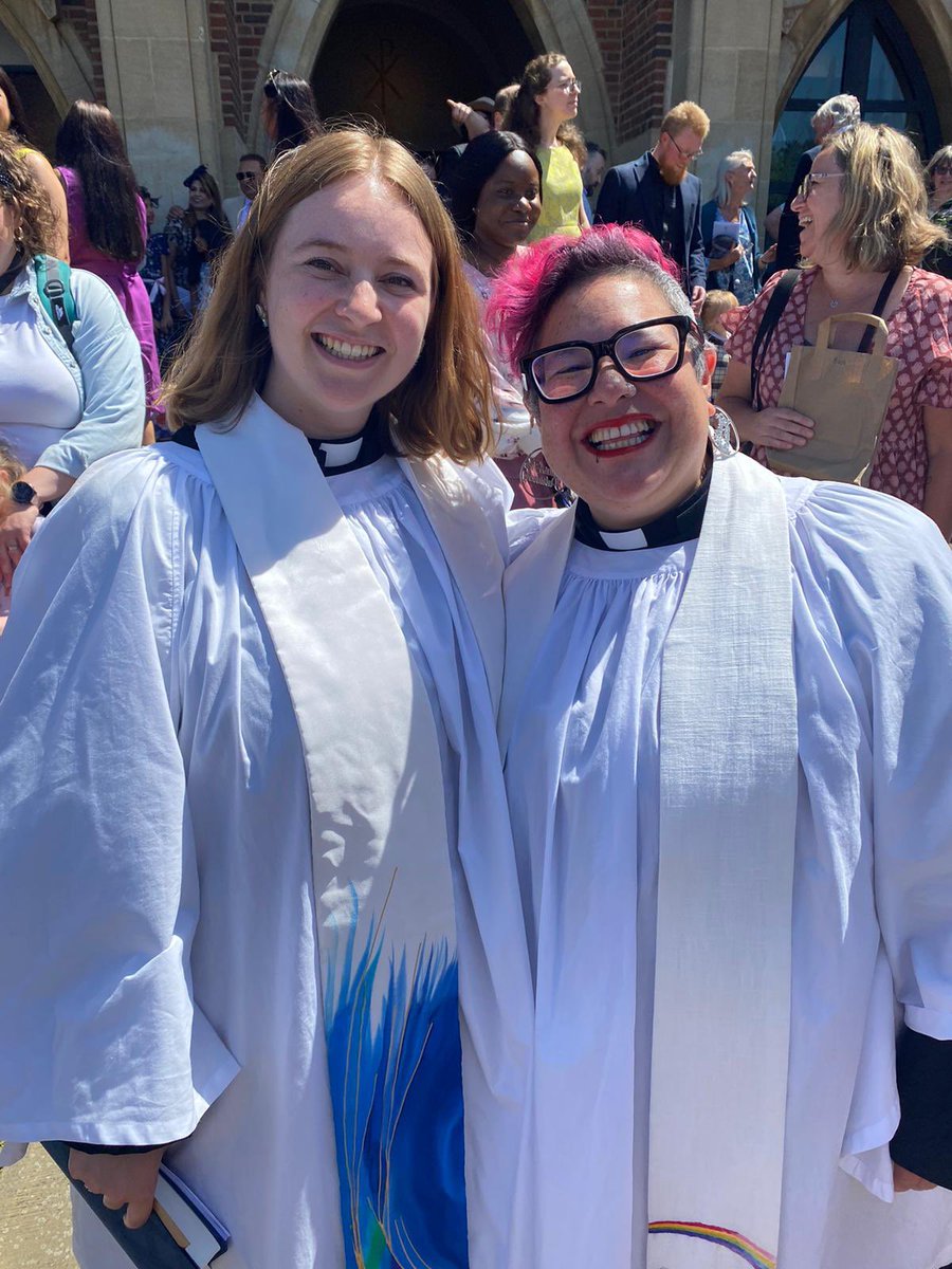 RevLBush's tweet photo. Really loving the #ThisIsWhatAPriestLooksLike trend! As a newly ordained priest, here’s my contribution! https://t.co/aon0lvy2tD