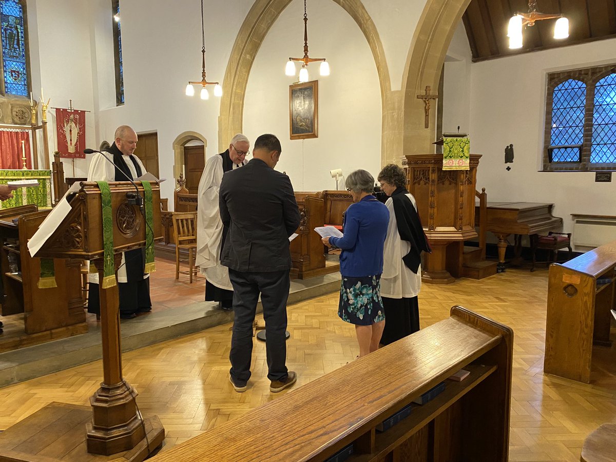 AD visitation. Wardens out and wardens in! Stars, the lot of them! #stsaviourswestcliff <a href="/chelmsdio/">Chelmsford Diocese</a>