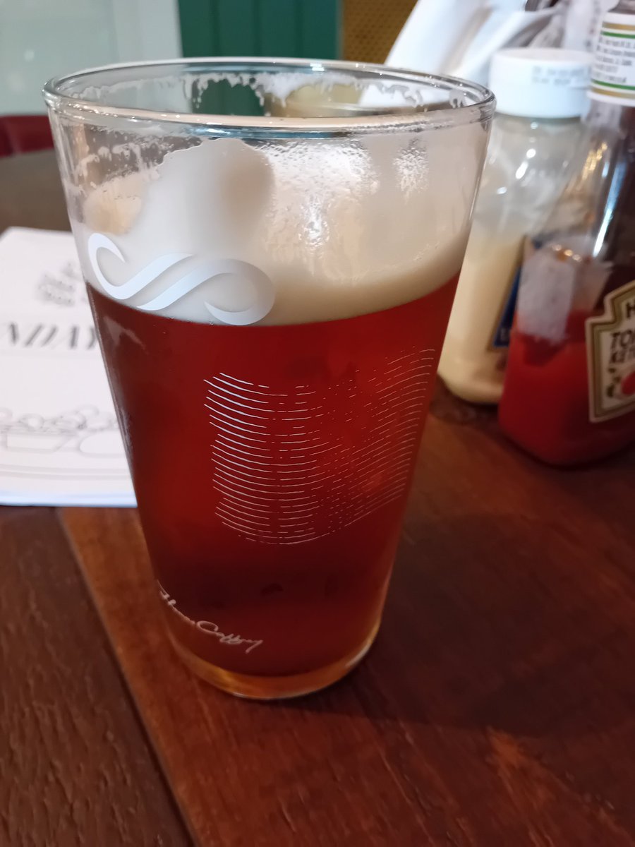 WraggysR's tweet photo. Over in @flamingolanduk for my sons 14th birthday drinking Caffreys , been a while since I've seen #Caffreys since  my Sainsbury's days , but had a lovely meal at the @coachhouse on the edge of the park. https://t.co/vzblWvZAMc