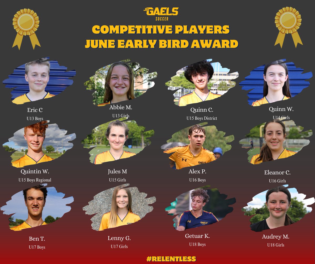🌟✨ Award Alert! 🌟✨ 

Today, we want to shine the spotlight on our amazing competitive soccer players for their outstanding dedication and commitment to promptness. 

Your punctuality doesn't go unnoticed - keep up the great work! 🏆⚽🎉

#Dedication
#Determination