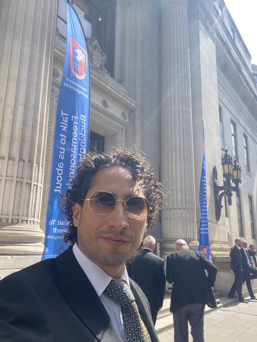 Basing5500's tweet photo. Bro Rafa attended a monumental meeting at Freemasons’ Hall, organized by @buckspgl; an honor and a privilege. Surrounded by the grandeur of history and the unity of brethren, this gathering stands as a testament to our shared commitment and enduring legacy

#bucksmasons #big123 https://t.co/VTvvbtnELq