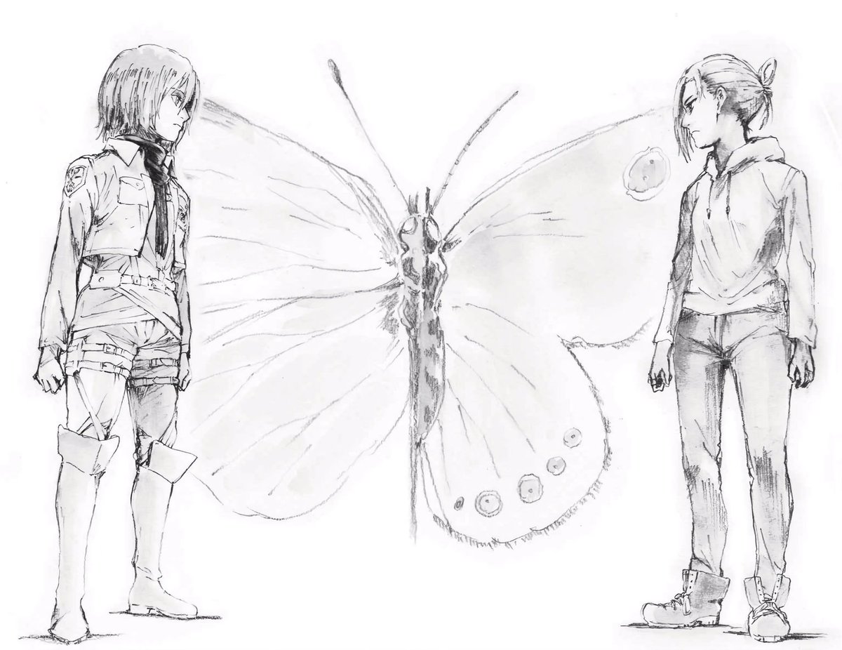 mikasaarchive's tweet photo. Mikasa &amp; Annie from Lost Girls Novel 🦋 https://t.co/9q3VoGNchz