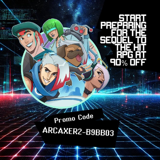 ArcaxerVR's tweet photo. Psst, I've got a secret. One of the top #VR RPGs on the @MetaQuestVR store is on sale for 90% off, but only with this special promo code "ARCAXER2-B9BB03" at checkout! https://t.co/dB0yTjG9QS