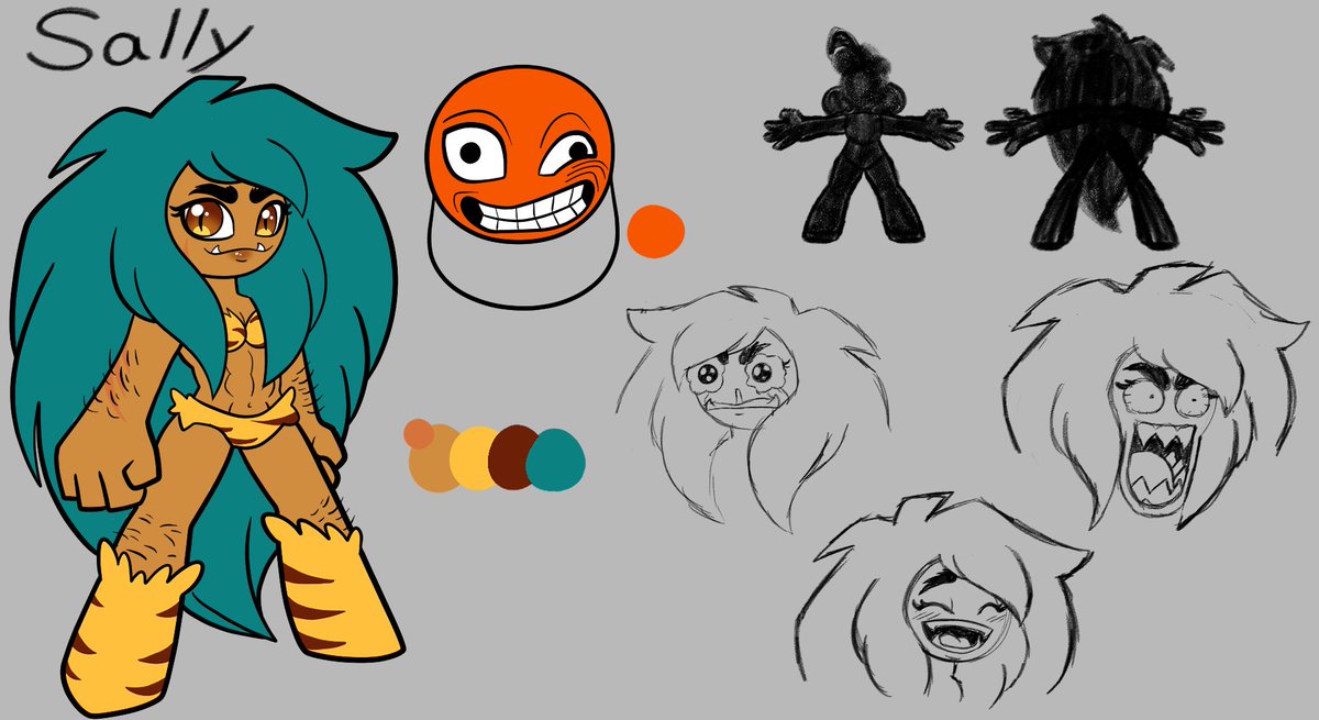 Meet Sally, a wild woman 
#stickman #stickfigure #stickfight