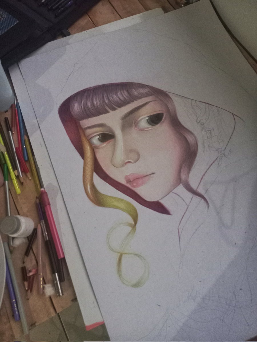 querodormih's tweet image. Tô sumida mas tô desenhando ainda