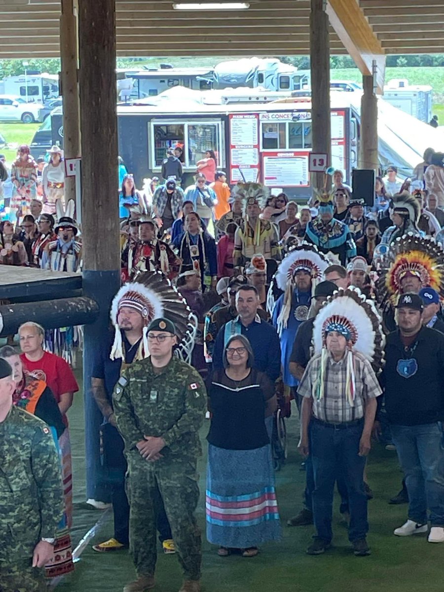 MuskegLake's tweet photo. A Heartfelt Thank You to Our Muskeg Lake Pow Wow Committee, Community, relatives and staff!

We honor and thank our veterans for their service and pride they bring to our nation.  

Thanks to our relatives and guests who attended in celebrating our nations pride and unity. https://t.co/uL38XFgbOd
