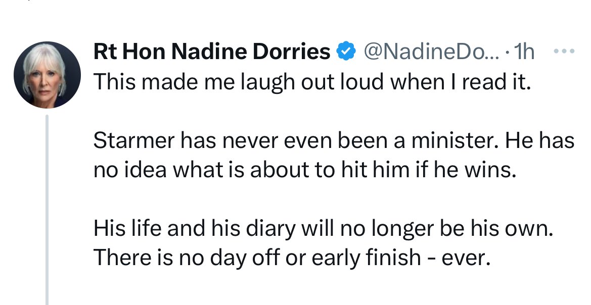 'There are no days off' says Nadine Dorries who swanned off to the Australian jungle for a month while a sitting MP.