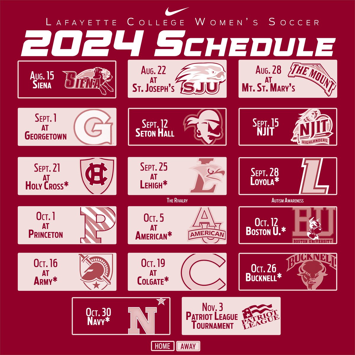 Announcing our 2024 schedule❗️🐾⚽️ 

📰tinyurl.com/2z6v9eph

#RollPards