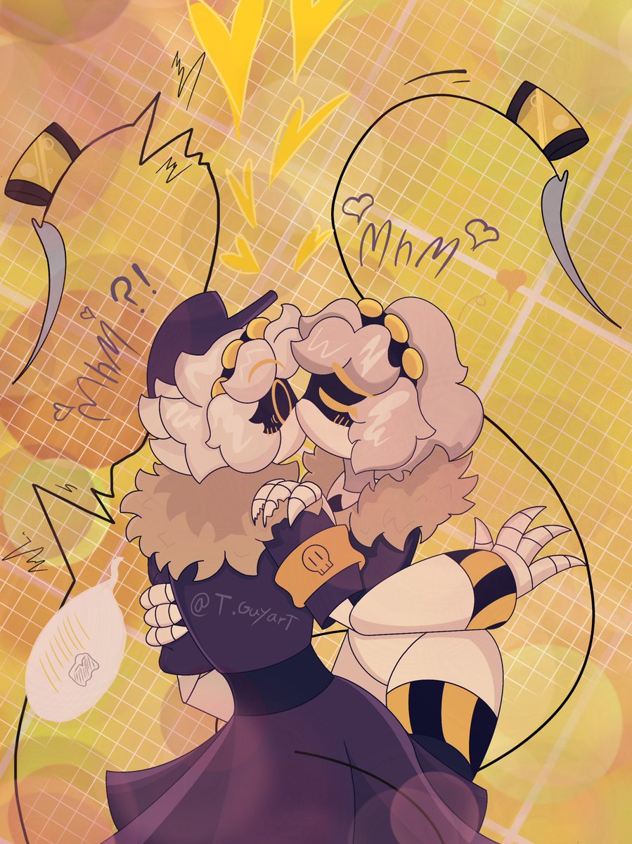 Love these two #murderdronesfanart #VxN #cute