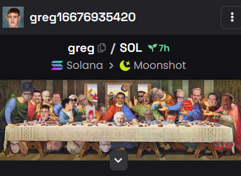 CHAOS_5550's tweet photo. @greg16676935420 Is this a valid meme coin for yours or something not serious ....
HLuejcTcgjJKvsMtQG8eqFSkwaC2Maqbzqzrt16GsTkK https://t.co/f4k0eCE374