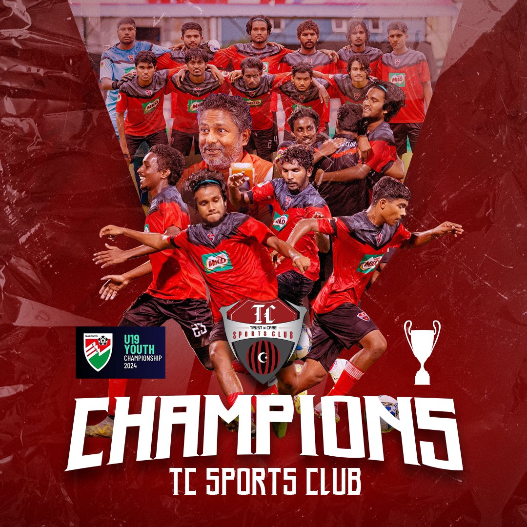 TCSportsClub_MV's tweet image. A massive congratulations to our young lions on winning the FAM U19 Youth Championship! Your hard work, dedication, and teamwork have paid off, bringing pride to TC and our community.

#TCSC #TCFraternity #PrideOfHenveiru
#TheLions 🦁🦁
#u19youthchampionship2024 #Towardsfuture