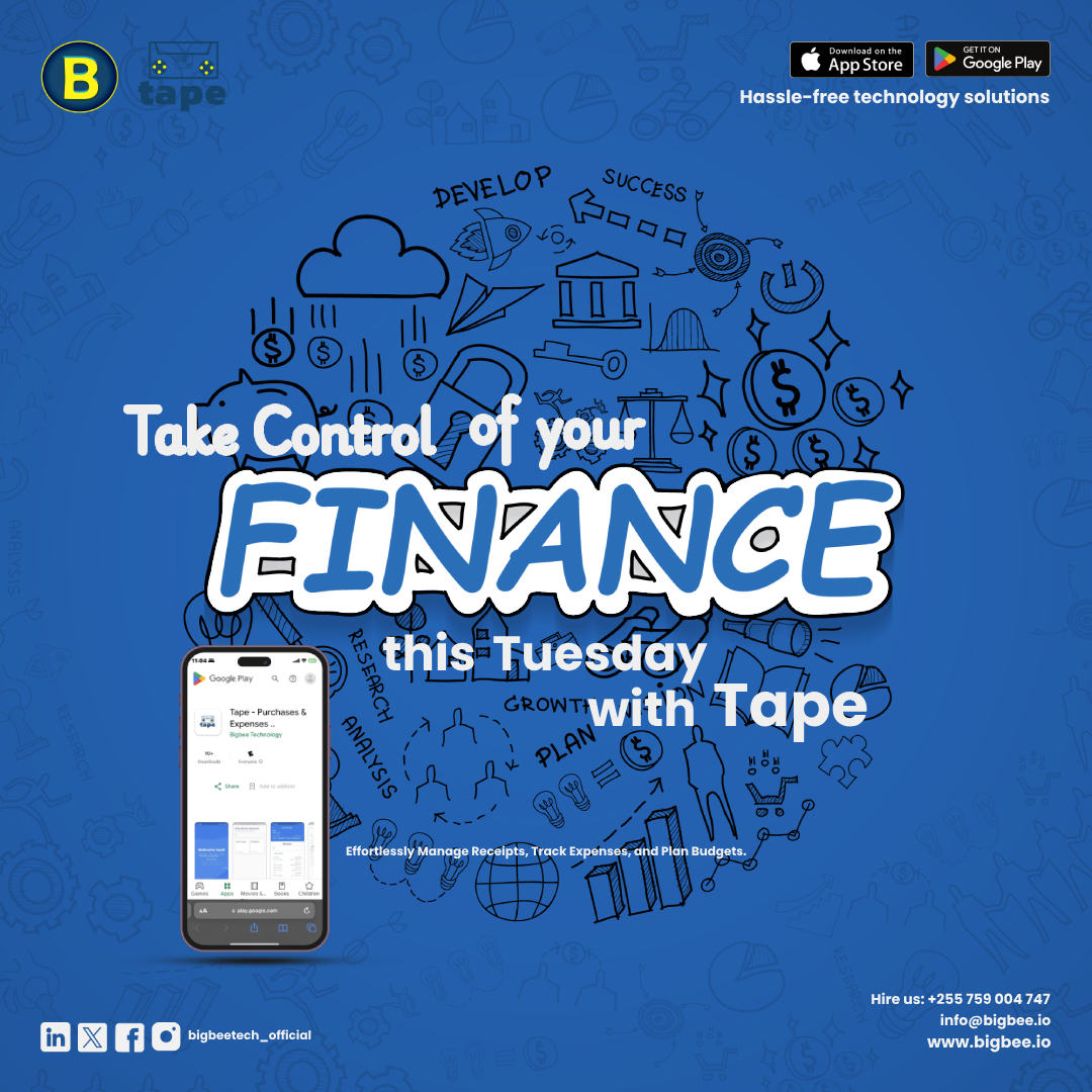 𝗧𝗮𝗽𝗲 - 𝗔𝗻𝗱𝗿𝗼𝗶𝗱 𝗽𝗹𝗮𝘁𝗳𝗼𝗿𝗺
play.google.com/store/apps/det…

Hire us:+255 759 004 747
Hassle-free technology solutions