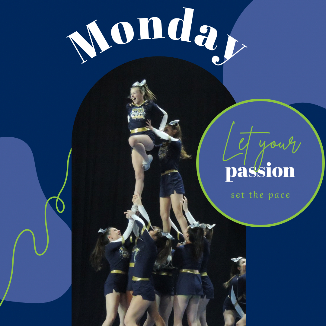 AmeriCheer87's tweet photo. #MondayMotivation Let’s get passionate about what we’re doing this week!
What do you have planned? https://t.co/9eV1wxBTw9