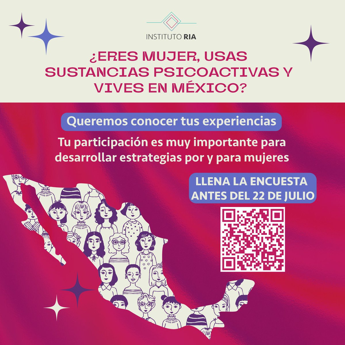 institutoriamx's tweet photo. 💜💚🩷¡Pero claro que existimos las morras que usamos sustancias ps1c0act1vas!
Para seguirdesarrollando  estrategias de reducción de riesgos y daños por y para mujeres, te invitamos a llenar el siguiente formulario:
https://t.co/PWZm7rRWDU
#MujeresPsicoactivas https://t.co/eRk8Fjl9Ud