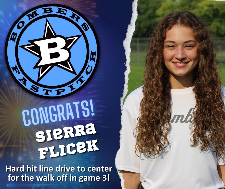 Way to take game three <a href="/SierraFlicek/">Sierra Flicek</a>! <a href="/MnBombers/">Minnesota Bombers</a> <a href="/BoulderIDT/">Boulder IDT</a> <a href="/bombers_fp/">Bombers Fastpitch</a>