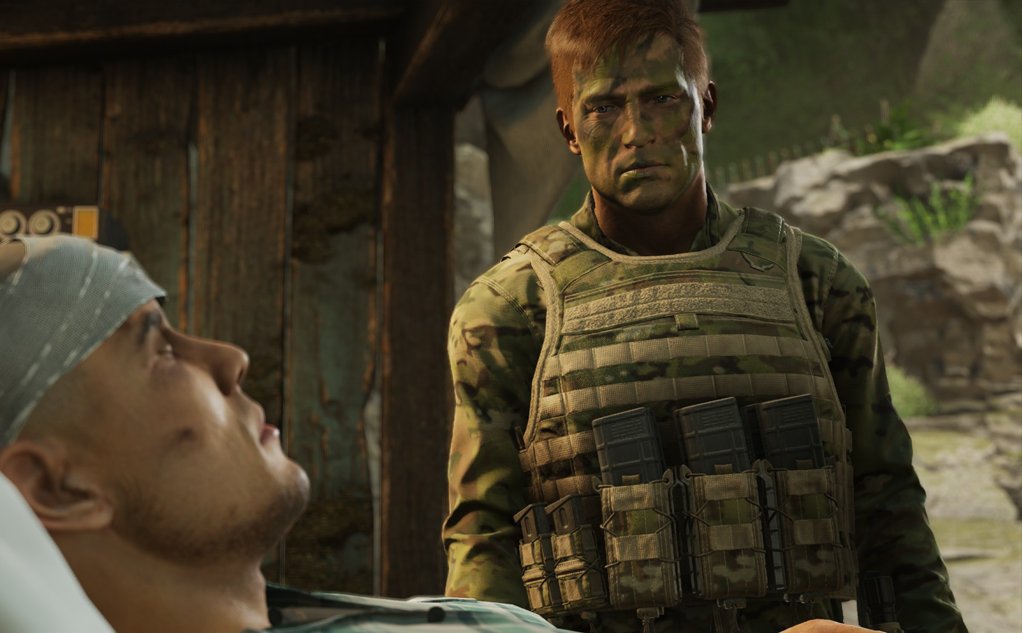 Temporary Character information post (may revamp later)

-Information-

Name: Caleb Dyer

Callsign: Spectre

Nationality: American

Allegiance: United States of America

Affiliations:

United States Army

United States Special Operations Command

Rank: Sergeant First Class