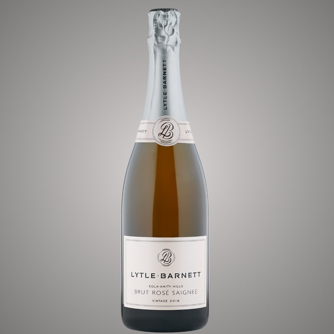 Today we officially release our first vintage of 2018 Brut Rosé Saignée, a sparkling wine in the méthode champenoise style between a Brut and a Brut Rosé. With a rose gold hue and persistent bubbles, this wine captivates. shop.lytle-barnett.com/product/2018-B… #sparklingwineweek #sparklingwine