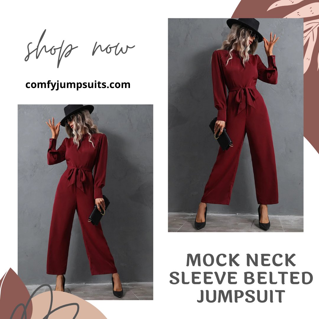 ComfyJumpsuits's tweet image. Turn heads with our Mock Neck Sleeve Belted Jumpsuit! 🌟✨ Perfect for any special occasion, this chic jumpsuit features a flattering belted waist and elegant mock neck design. 
Shop Now: comfyjumpsuits.com/collections/gr…
#comfyjumpsuits #chicfashion #mockneckjumpsuit