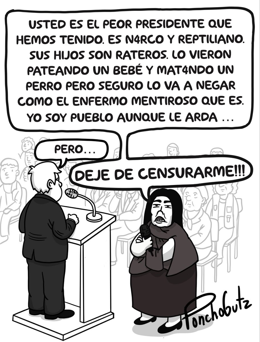 PonchoGutz's tweet photo. Censura. https://t.co/08i8ADtFso