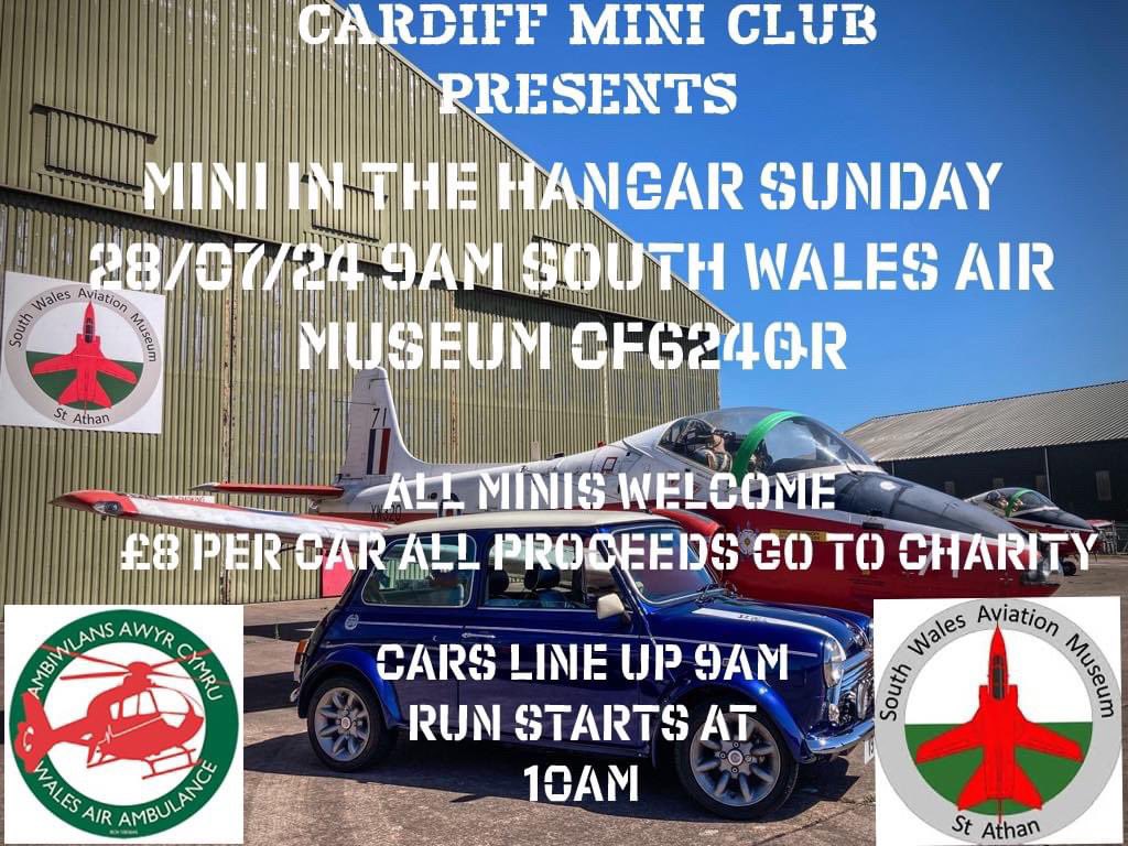 Fancy a day out? Come along to see all the Minis, classic cars and super cars.