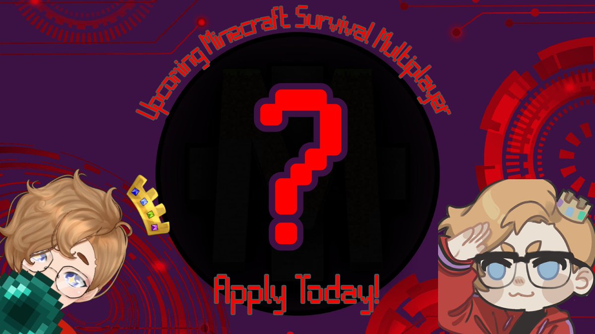 Hey guys, C0nar here! Are you looking to make content, and find new connections in the community? Are you bored, and looking for a new Minecraft SMP to join? Well look no further! I'm starting a brand new Minecraft Content creator SMP, apply today! forms.gle/RPGDnzgS5vSQDo…