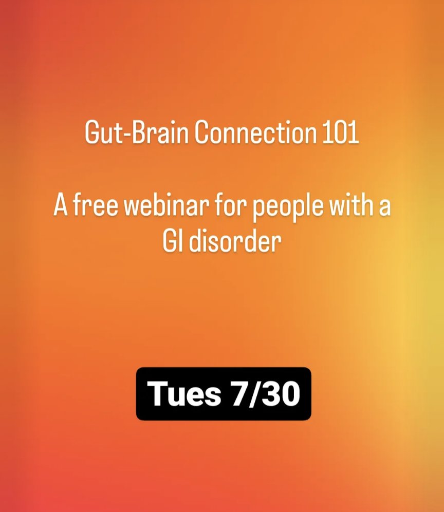 ScottRowerPhD's tweet photo. Pls considering sharing if you know someone who struggles with a GI disorder

Register here ---> https://t.co/VSCeE3xntB 

#GIpsych #IBS #IBD https://t.co/KY1S3SrxZ0