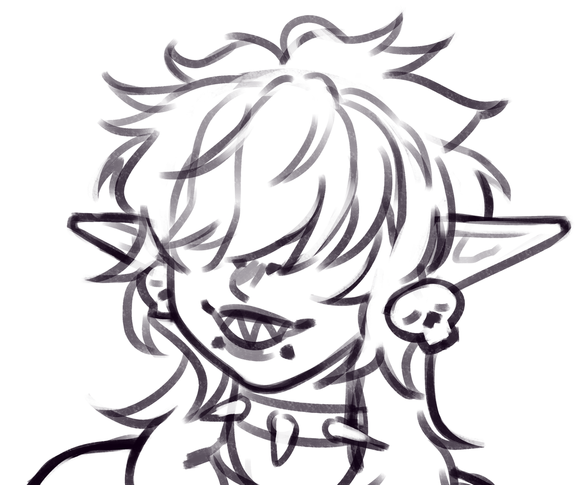 A teasing girl for <a href="/RaraTigris/">Rara Tigris</a> 😈

#Commissionart