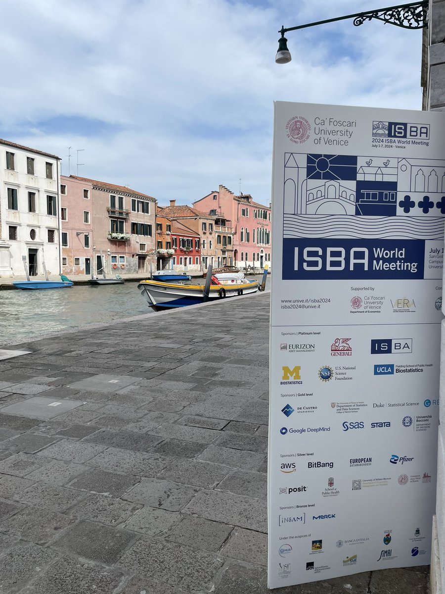 mcontisc's tweet image. ✨Excited to attend my first @ISBA_events conference, here in Venice!
📌 During the train journey, I also took the chance to redesign my personal website: mcontisc.github.io