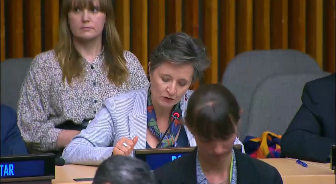 PLinUN's tweet photo. Today's ECOSOC & Peacebuilding Commission meeting explored the connection between forced displacement and peacebuilding.
Poland stresses the importance of prevention and resilience-building, focusing on preparing for shocks and crises to reduce displacement risks.
#PLinECOSOC https://t.co/nTndJKQ6wc