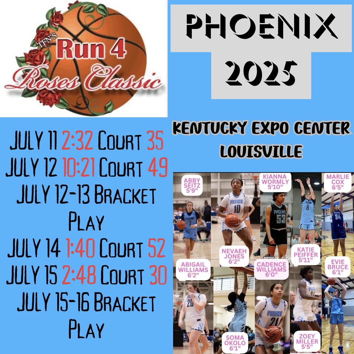 Phoenix Select (@phoenixselect) on Twitter photo Phoenix 2025 is in 2025 Aqua division in both <a href="/TFNsRun4Roses/">TFN's Run 4 Roses</a> tournaments!
<a href="/soma24_/">soma</a>
<a href="/14kianna/">Kianna Wormly</a>
<a href="/abbyseitz_15/">Abby Seitz</a>
<a href="/EvieBruce_8/">Evie Bruce</a>
<a href="/katie_17peiffer/">Katie Peiffer KP</a>
<a href="/CadenceW2025/">Cadence Williams</a>
<a href="/Nevaeh_j10/">Nevaeh jones</a>
<a href="/zoeymillr12/">zoeymiller12</a>
<a href="/MasonHAsher/">Mason Asher</a> <a href="/_BlakeDerrick/">Blake Derrick</a> Phoenix 2025 is in 2025 Aqua division in both <a href="/TFNsRun4Roses/">TFN's Run 4 Roses</a> tournaments!
<a href="/soma24_/">soma</a>
<a href="/14kianna/">Kianna Wormly</a>
<a href="/abbyseitz_15/">Abby Seitz</a>
<a href="/EvieBruce_8/">Evie Bruce</a>
<a href="/katie_17peiffer/">Katie Peiffer KP</a>
<a href="/CadenceW2025/">Cadence Williams</a>
<a href="/Nevaeh_j10/">Nevaeh jones</a>
<a href="/zoeymillr12/">zoeymiller12</a>
<a href="/MasonHAsher/">Mason Asher</a> <a href="/_BlakeDerrick/">Blake Derrick</a>