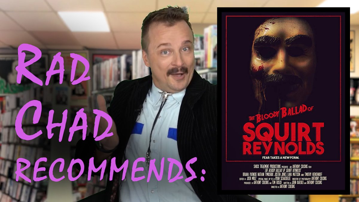 Paper Street Pictures (@paperstpictures) on Twitter photo Taking a page from his idols (& papa), <a href="/ScarePackage/">Scare Package</a> star Rad Chad Buckley is hosting his own horror show! In this debut entry, "Rad Chad's Rad Recommendation" is a killer short film from #FROGMAN director Anthony Cousins! Check out the full episode here: youtu.be/1k6E79MjJa4 Taking a page from his idols (& papa), <a href="/ScarePackage/">Scare Package</a> star Rad Chad Buckley is hosting his own horror show! In this debut entry, "Rad Chad's Rad Recommendation" is a killer short film from #FROGMAN director Anthony Cousins! Check out the full episode here: youtu.be/1k6E79MjJa4