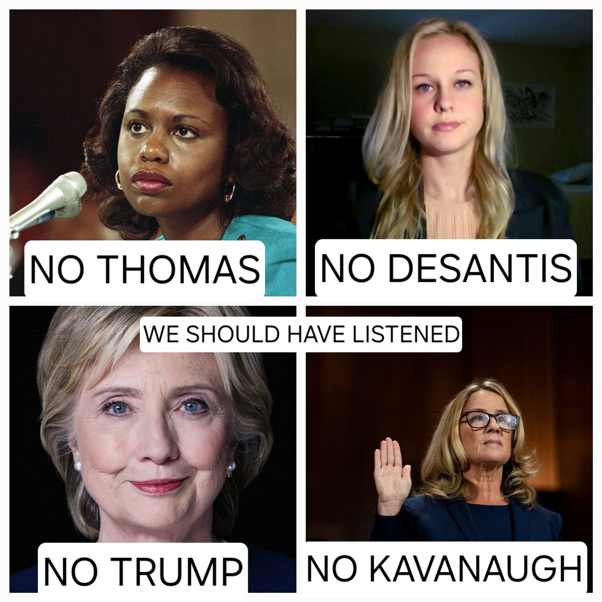 Women were trying to save the nation from itself. 

We should have listened.