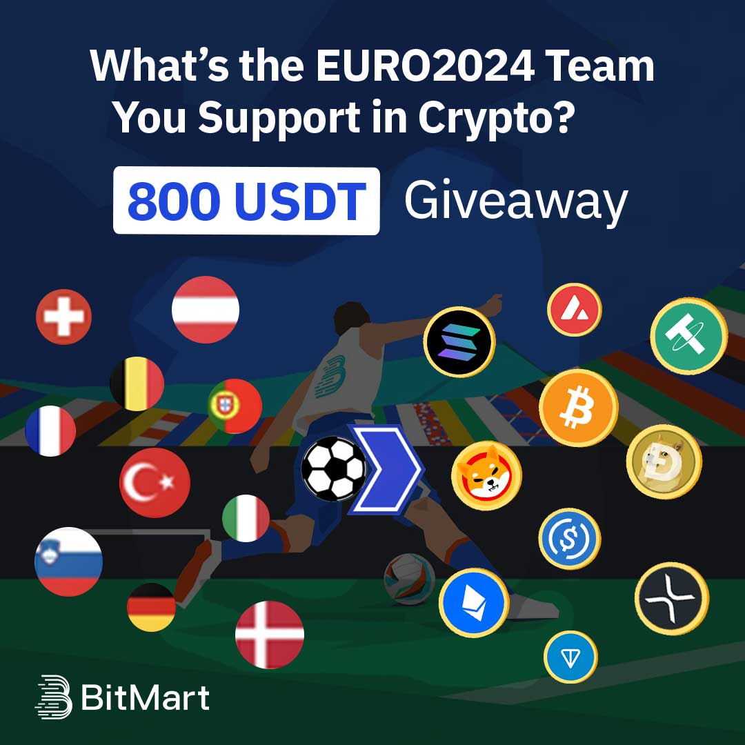 BitMartExchange's tweet photo. 🏅#EURO2024 meets #Crypto! Crypto Fans Unite, and share 800 USDT!

⚽Follow us, RT
💰Pick your EURO 2024 team &amp; Match it with a crypto + #BitMart #EURO2024
📝Fill: https://t.co/XiGWgnnqYq

E.g.: 🇫🇷 France - $BTC: Strong, reliable, and always aiming for the top! 🚀

GO⬇️ https://t.co/M9GllYOzjl