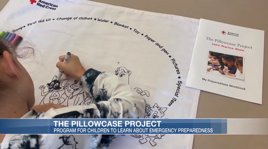 📚 The Pillowcase Project is an interactive guide for children to build an emergency kit, and last month Red Crossers showed kids just how empowering preparation can be!

A huge thanks to @KPLCtv7 for covering this important program! Watch the story here: bit.ly/3KZpU41