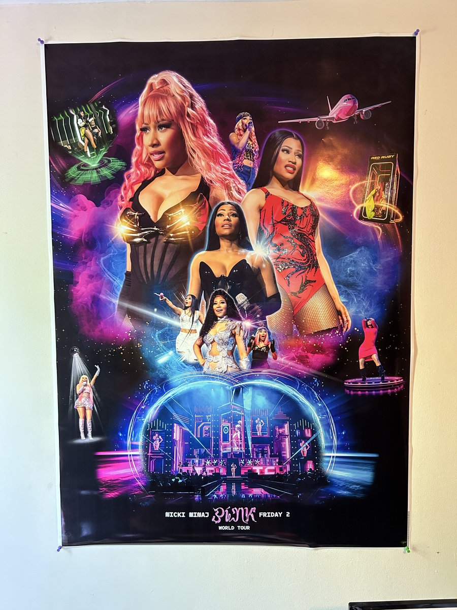 marajrealm's tweet photo. Omg, so my #PF2WorldTour poster came today. I still need to make a few changes to the artwork itself but nonetheless, it’s pretty cool! 😍🥹 https://t.co/kHj3jVnqF4