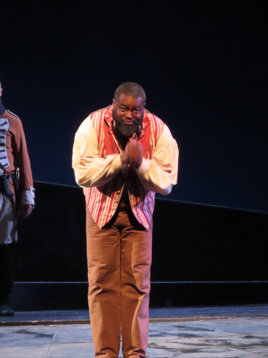PeterLewis55's tweet photo. @RoyalOperaHouse opening night of another run of the ever dependable production of Tosca. Angel Blue is wonderful, Russell Thomas is heroic and Ludovic Tézier outstanding playing a timely deranged lunatic! A brilliant front three! #ROHTosca https://t.co/gPmMDc2pSV