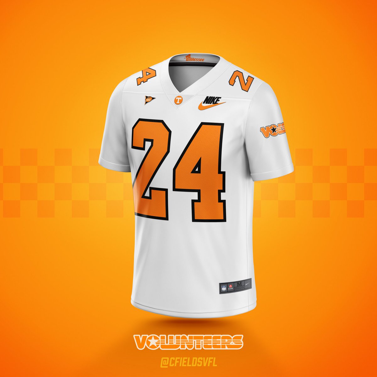 CfieldsVFL's tweet photo. Recent throwback announcements got me thinking…
What if @Vol_Football threw it back to the 1990’s the Vols’ Decade of Dominance?
Not one year specifically, but the best uniform elements from different years combined into a home and road variation. https://t.co/WX1MsWdgk7