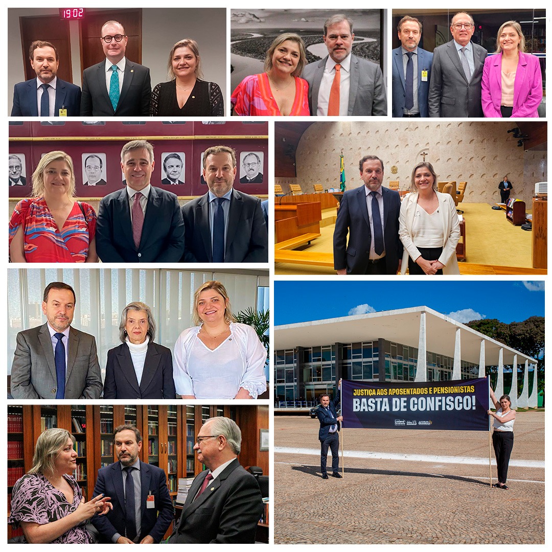 Eu e a deputada federal professora Luciene Cavalcante nos reunimos com diversos ministros do supremo, mostrando a gravidade do confisco e a importância do seu julgamento ser retomado! #AposentadoriaJusta