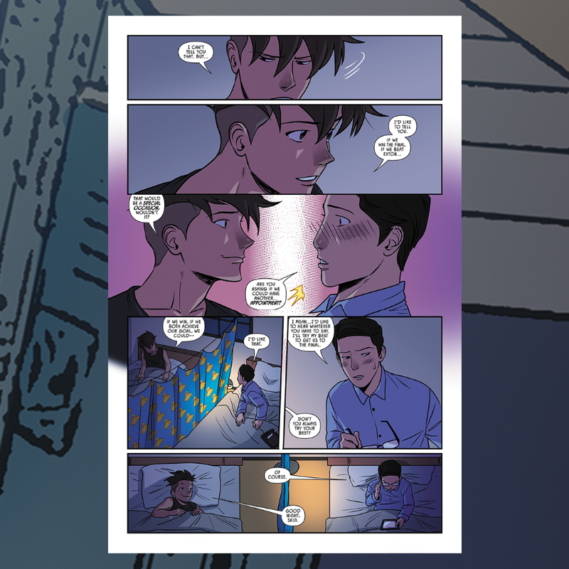 boomstudios's tweet photo. The Kings Row fencers are fresh off of Halverton Training Camp &amp; are ready for State Championships!

Here’s your first look at the double-sized FENCE CHALLENGERS: LONG SHOT from writer @cspacat and @JohannaTheMad!

Final day to pre-order is TODAY. Available Wednesday, July 24th!