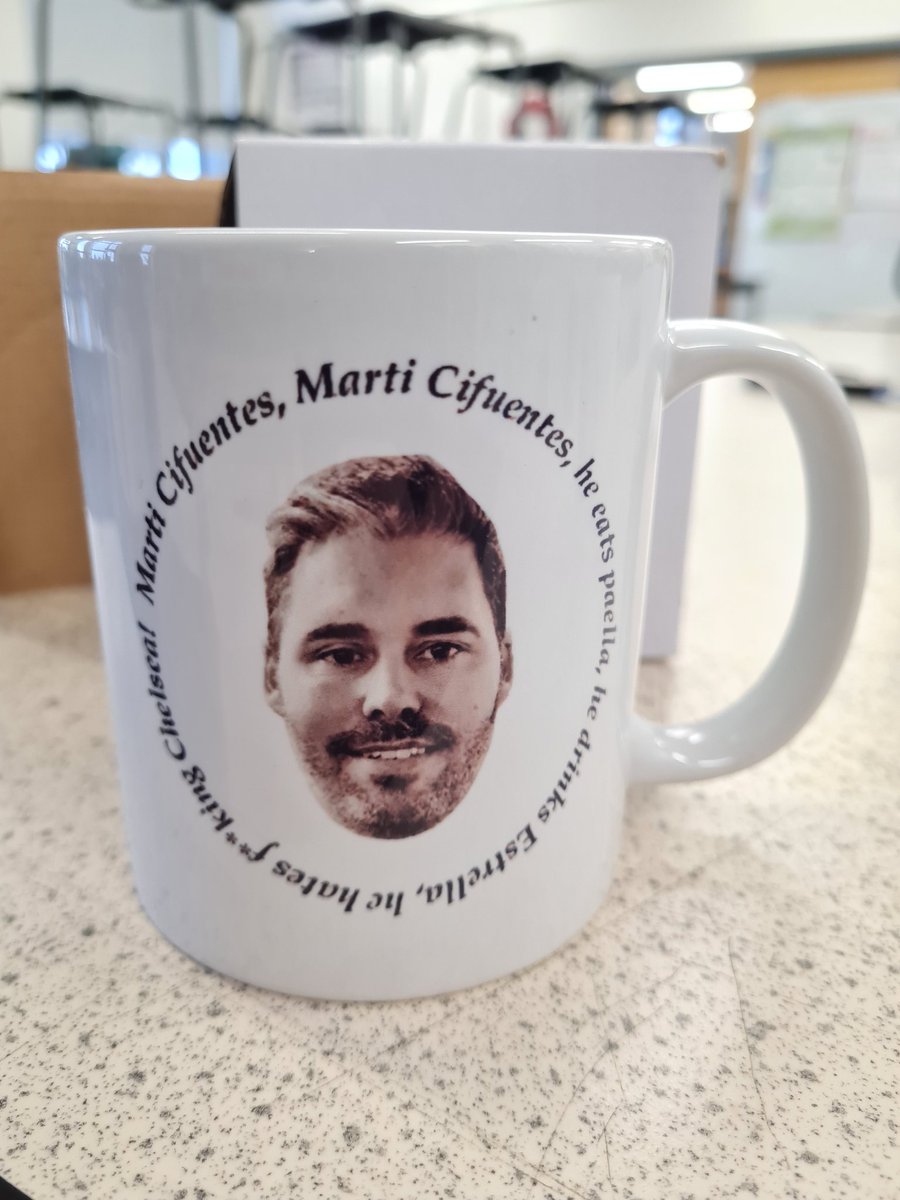 JamieHousego's tweet photo. Marti mugs £10 and Marti chopping boards for £18 both include delivery. Message me for orders and a payment link. Come on U R'sss  @kevingallen10 @marcbircham @MCC14 @uncs37 https://t.co/pmcV7rA8et