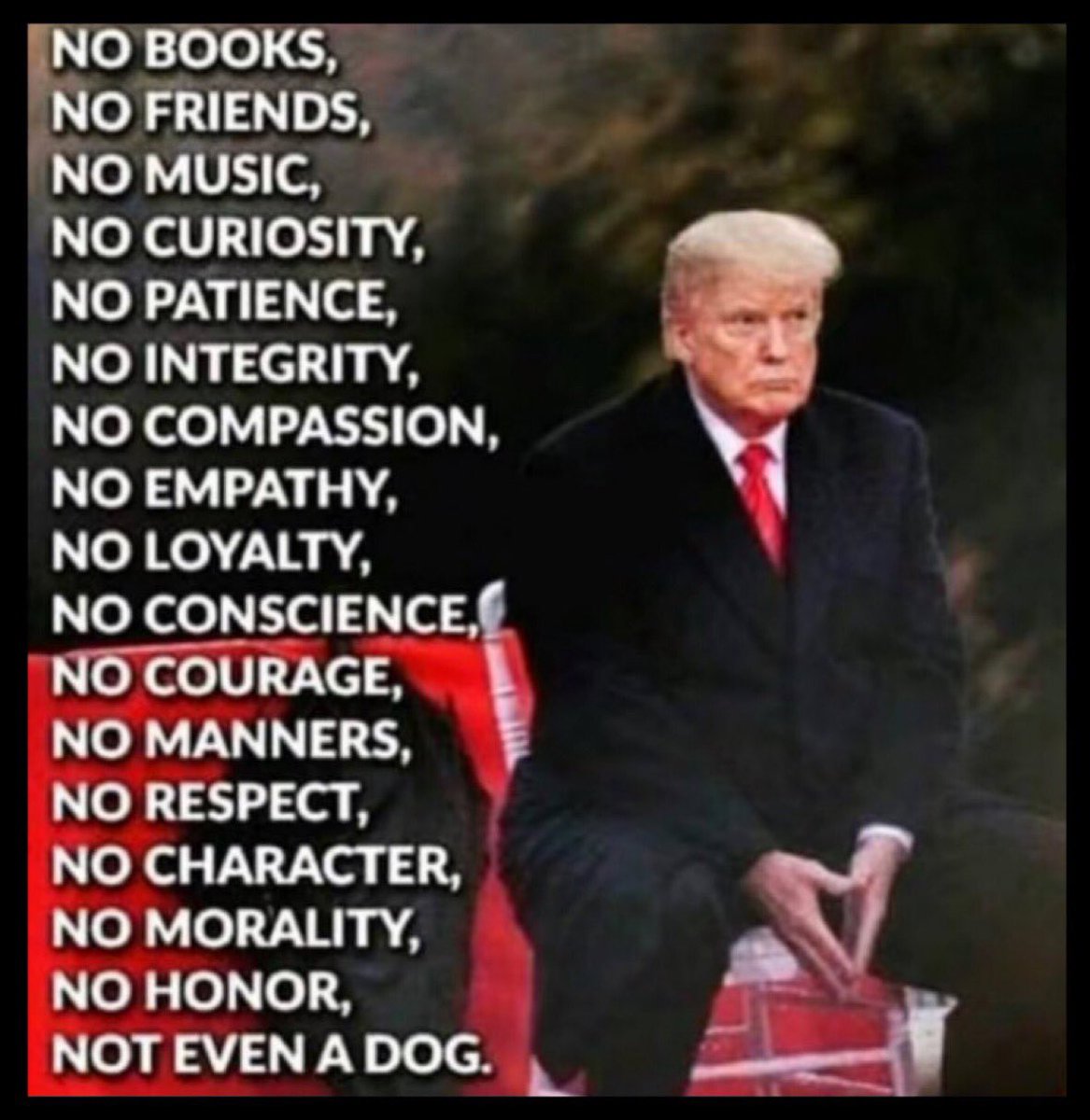 BrianWPrescott's tweet photo. #TrumpFatigue #AbnormalDonald #TrumpLaysAnEgg ๐ฅ
#OrangeMussolini ๐ #FarterInChief #TrumpForPrison
#TrumpIsASkunk ๐ฆจ #TrumpChicken ๐ #TrumpBeDumb https://t.co/luObyPxiXO