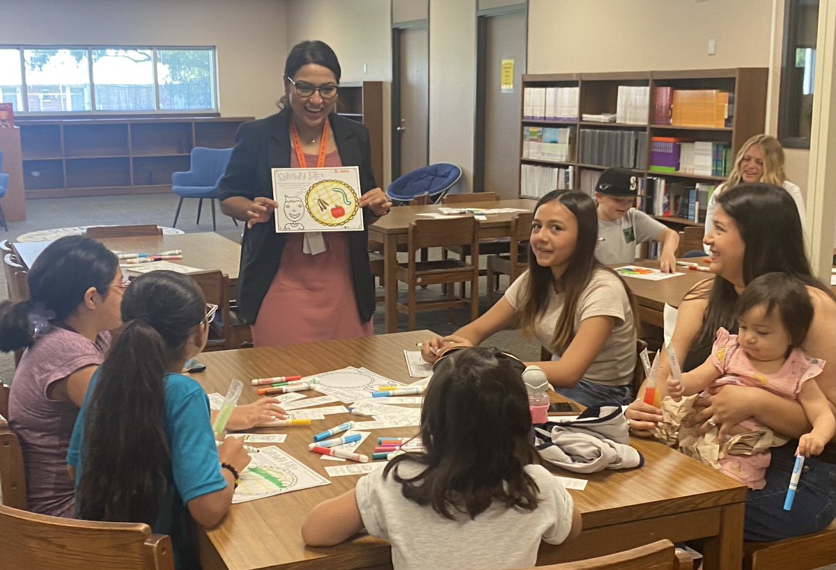 LPISDLibraries's tweet photo. Had a blast making pies at today’s Pop-Up Read Aloud with Principal Guerra! There’s still time. Don’t miss next week’s Read Aloud @CPECougars! #LeadersareReaders #ReadersareLeaders #LPReads https://t.co/PWVfOnEygx
