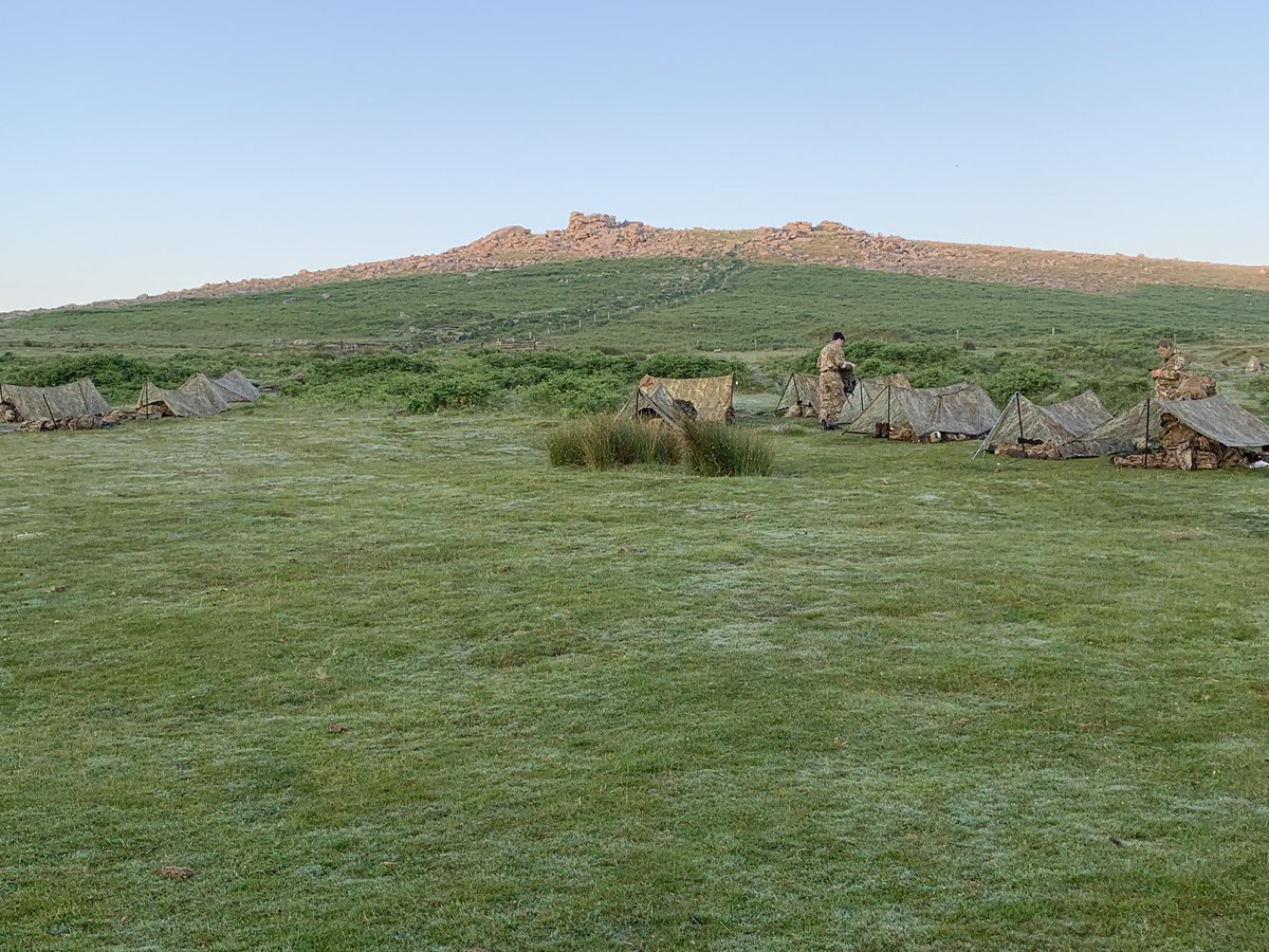 A terrific week on Dartmoor with my RM CCF contingent. Brilliant weather and not a dull moment. HQ LONDIST CCF Central Camp next week.