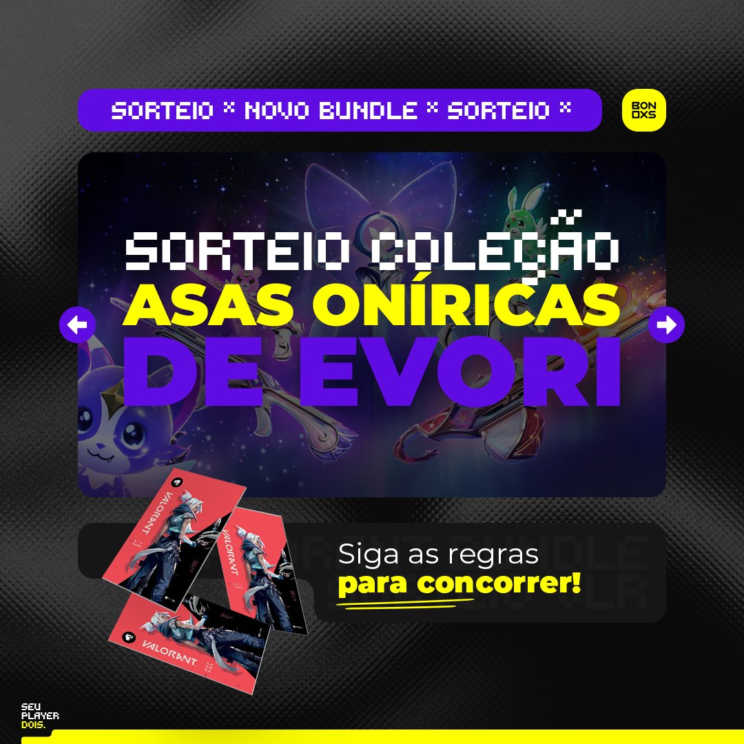 Eu sei que tu ta querendo mt a skin nova do vava e é por isso que o adm preparou um sorteiozinho pra tu ter chance de ter essa belezinhas 🦋🐈🌌

🚨 Regras pra participar!
✅ Seguir a <a href="/BONOXS/">BONOXS</a>
 🫂 Marcar 2 amigos (não pode ser pessoa famosa!)
🔁 Dar RT nesse post!