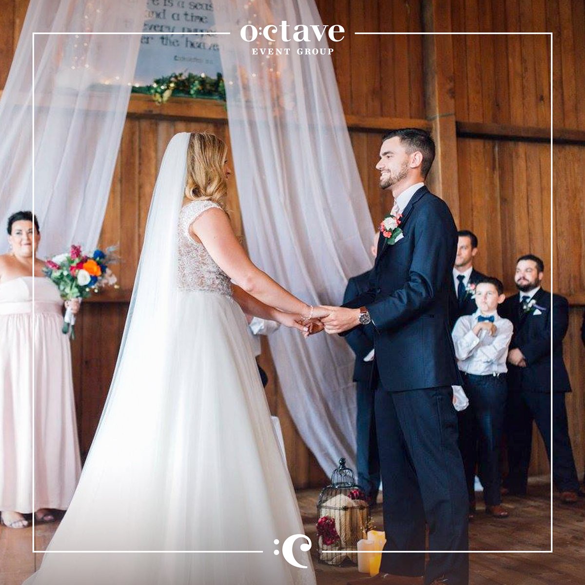 A love that shines bright! Rewinding to Chad &amp; Alexis' beautiful wedding ceremony! 💐💍 #WeddingDay #PhiladelphiaWedding #WeddingThrowback