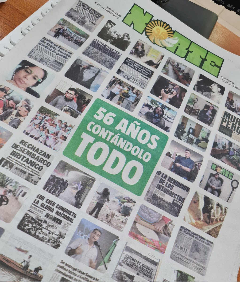 fabriglibo's tweet photo. Hoy salió #suple por los 56 años de NORTE 📰 https://t.co/WYmuiQqZGN