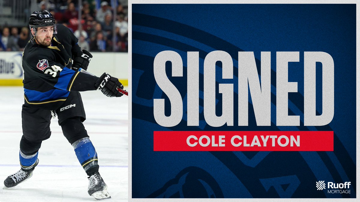 We've signed D Cole Clayton to a 1 year entry level contract. 

Congrats Cowboy! 🤠

📝 cbj.co/clayton-tw-070…

<a href="/RuoffMortgage/">Ruoff Mortgage</a> | #CBJ