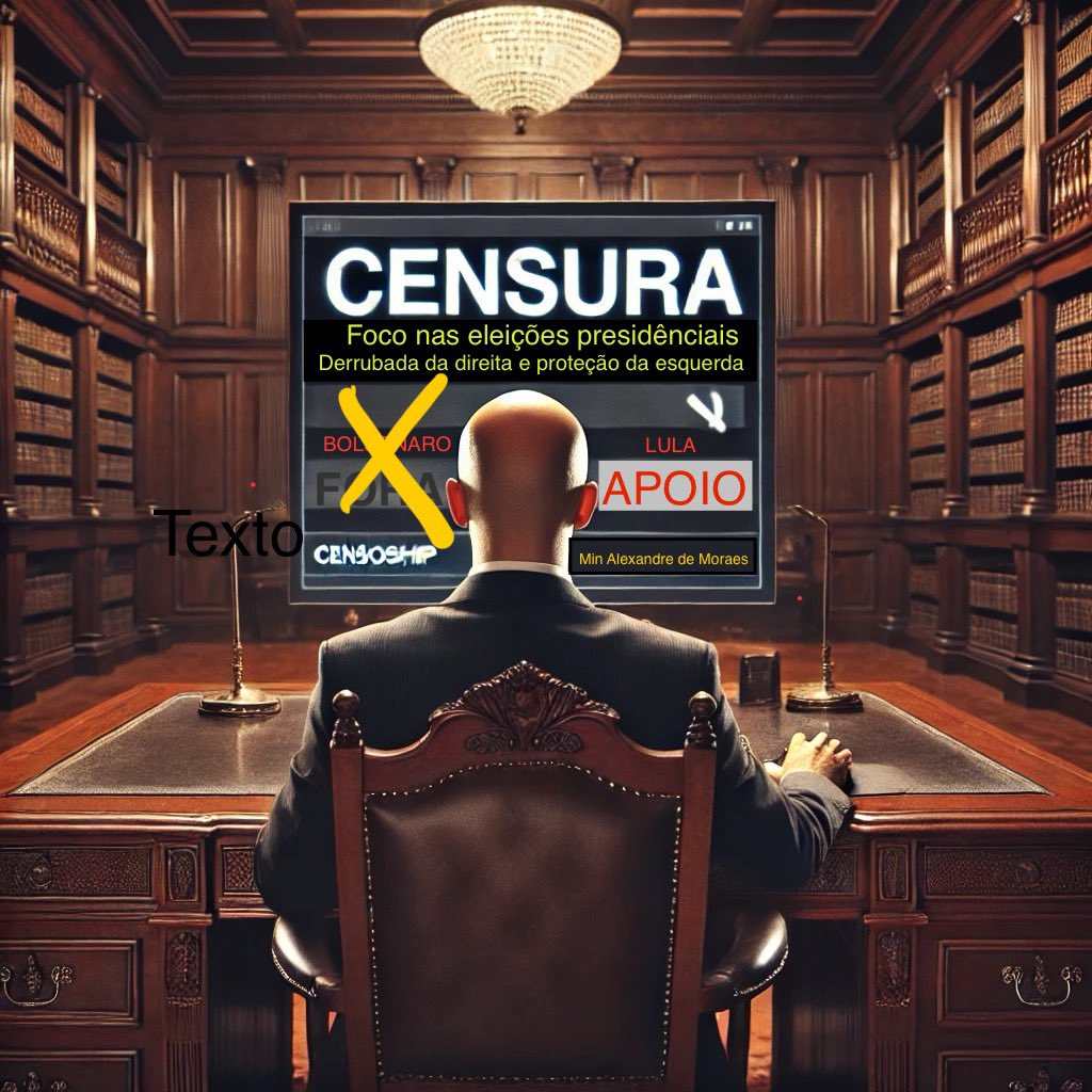marcosdoval's tweet photo. Alexandre de Morais manipulou as eleições para presidente, para eleger LULA! 

Censura nas redes sociais, com um foco especial no período eleitoral brasileiro
O Brasil está envolvido em uma ampla repressão à liberdade de expressão liderada por um juiz da Suprema Corte chamado Alexandre de Moraes.
Moraes colocou pessoas na prisão sem julgamento por coisas que postaram nas redes sociais. Ele exigiu a remoção de usuários das plataformas de mídia social. E exigiu a censura de postagens específicas, sem dar aos usuários qualquer direito de recurso ou mesmo o direito de ver as provas apresentadas contra eles.
Agora, os Arquivos do Twitter, divulgados aqui pela primeira vez, revelam que Moraes e o Tribunal Superior Eleitoral que ele controla estavam envolvidos em uma clara tentativa de minar a democracia no Brasil. Eles:
•exigiram ilegalmente que o Twitter revelasse detalhes pessoais sobre usuários do Twitter que usaram hashtags que ele não gostou;
•exigiram acesso aos dados internos do Twitter, em violação da política do Twitter;
•procuraram censurar, unilateralmente, postagens no Twitter de membros efetivos do Congresso Brasileiro;
•procuraram transformar as políticas de moderação de conteúdo do Twitter em uma arma contra os apoiadores do então presidente Jair Bolsonaro.

Os Arquivos mostram as origens da exigência do judiciário brasileiro por poderes de censura abrangente; o uso da censura pelo tribunal para interferência eleitoral antidemocrática; e o nascimento do Complexo Industrial da Censura no Brasil.