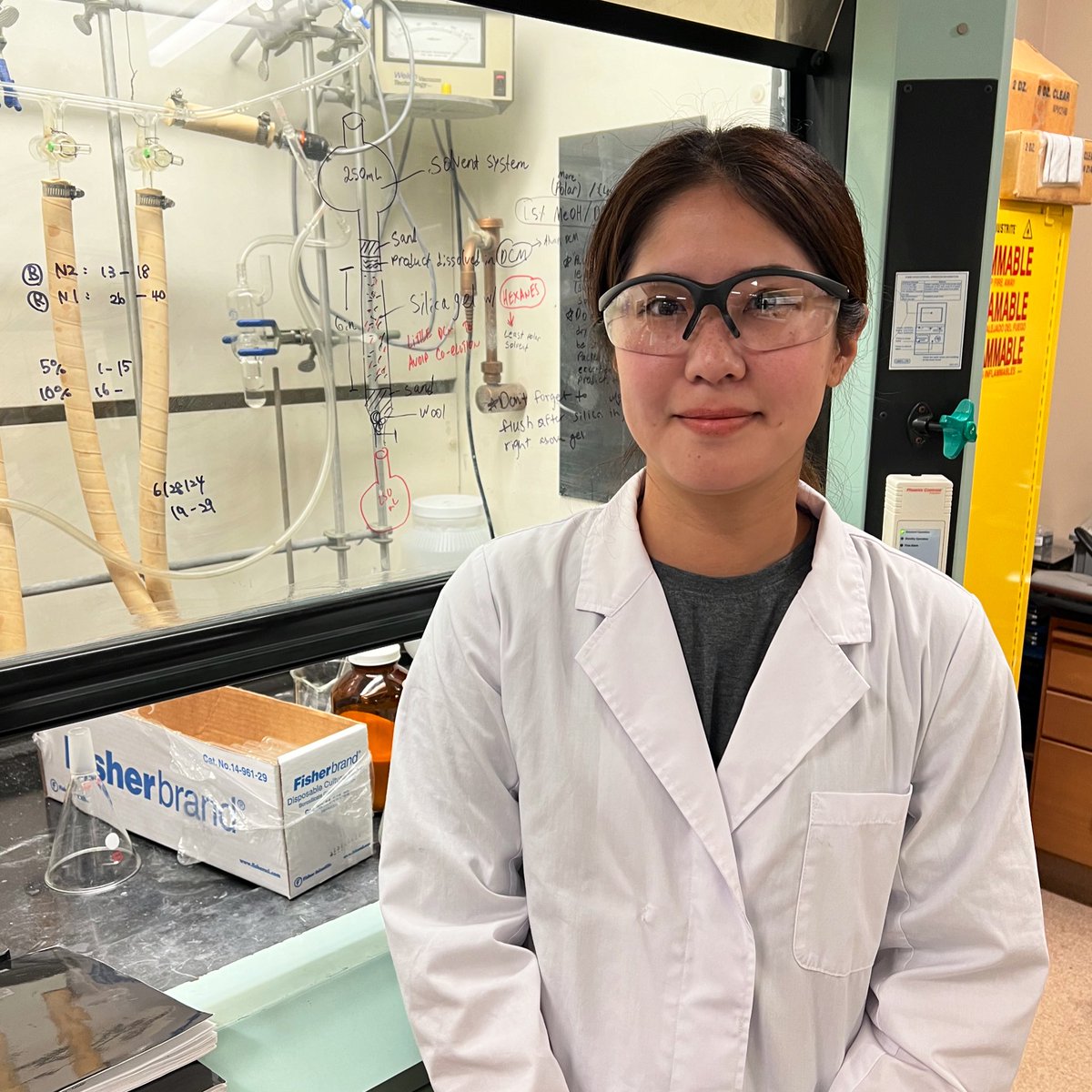 robertiafe's tweet photo. Congratulations to Kasumi Faile for receiving a FUNDED #CSUBIOTECH Faculty-Graduate Student Research Collaboration grant proposal. This work supports her graduate #research project on benzotriazole methodology development. #iafelab
@calstate @CSUSM #chemistry #futureofSTEM https://t.co/xyaruMSJhb