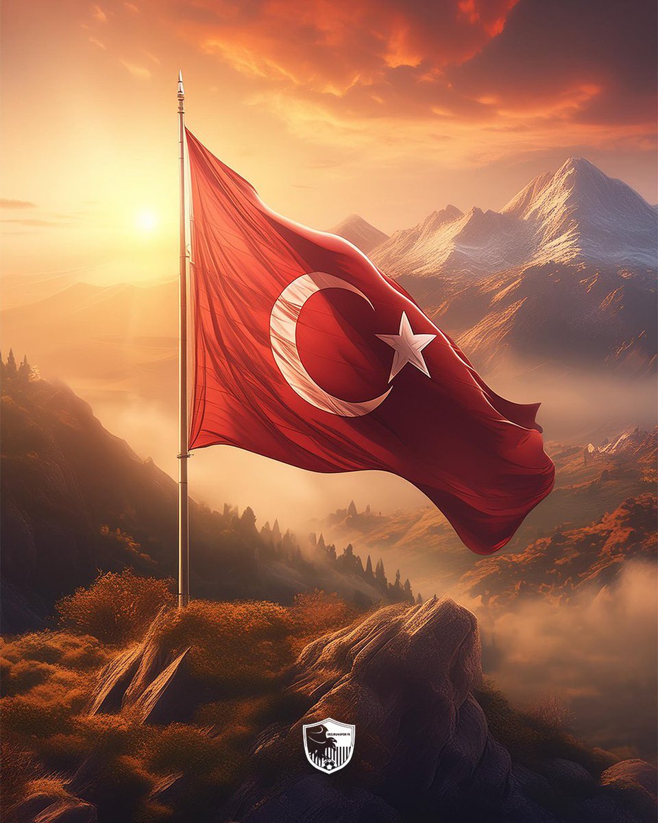 Kafkaslar'da bizi kaldırdı şaha,
Yemen çöllerinde sığınak vaha,
Gönderlerinden hiç inmedi daha;
Zemin kan kırmızı, ayyıldızı ak,
O mübarek bayrak, işte bu bayrak! 🇹🇷